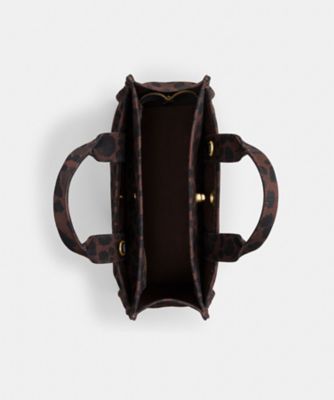 新品コ一チ（Coach） カーゴトート・レオパード プリント オンライン限定】カーゴ トート バッグ 20・レオパード